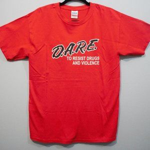 Vintage red DARE T Shirt